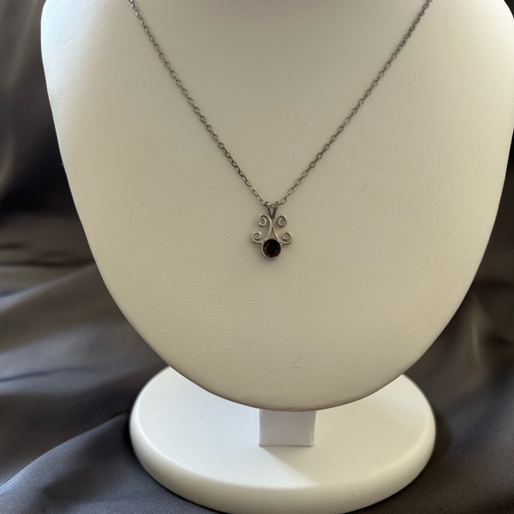 Act II Silver Pendant Necklace